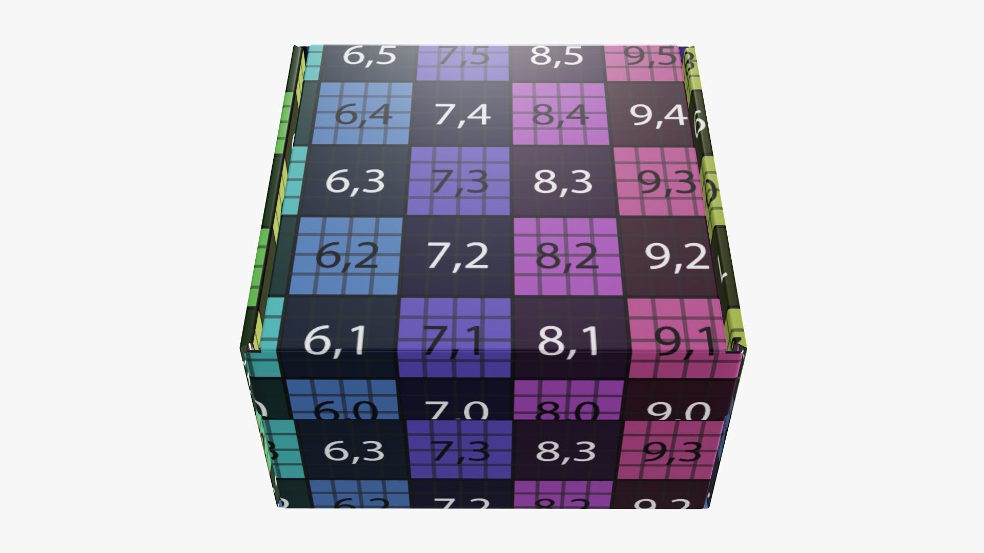 Corrugated cardboard box packaging 04 3D model_11