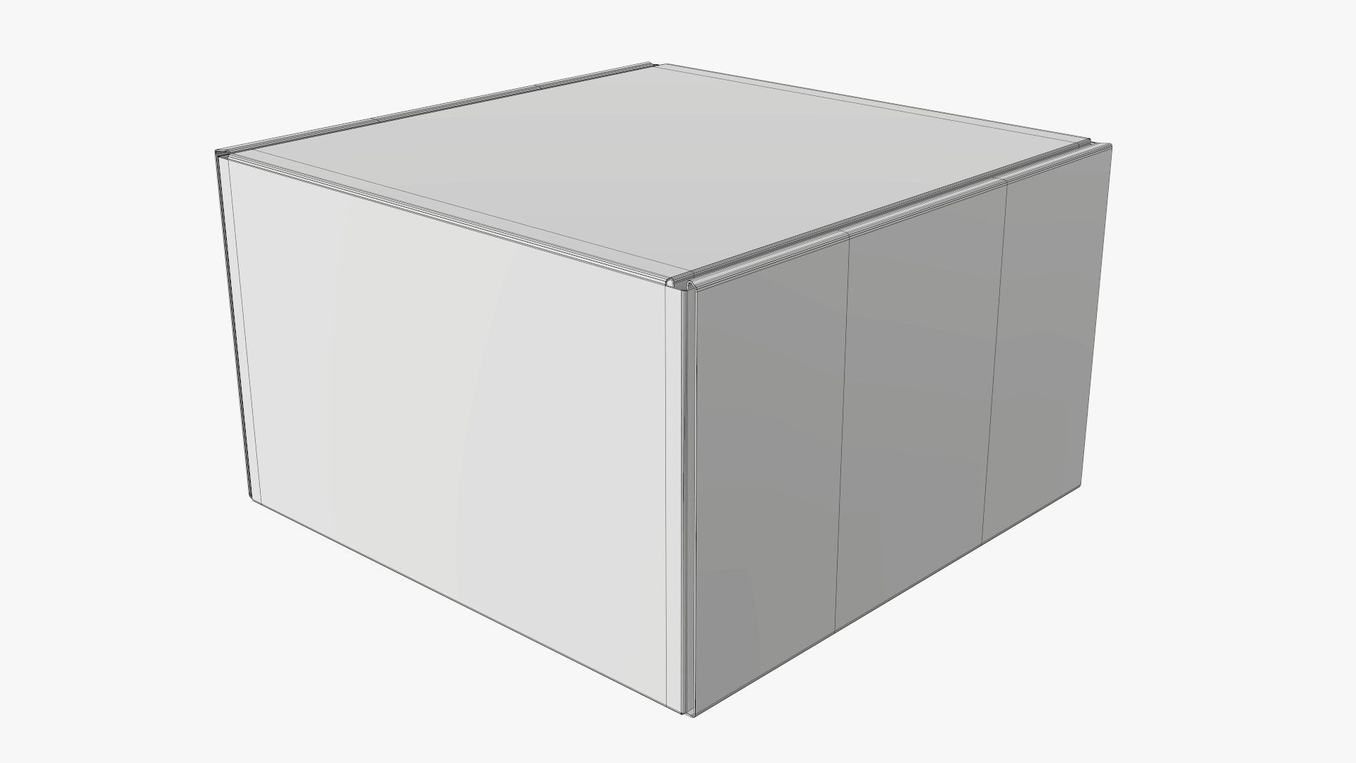 Corrugated cardboard box packaging 04 3D model_7