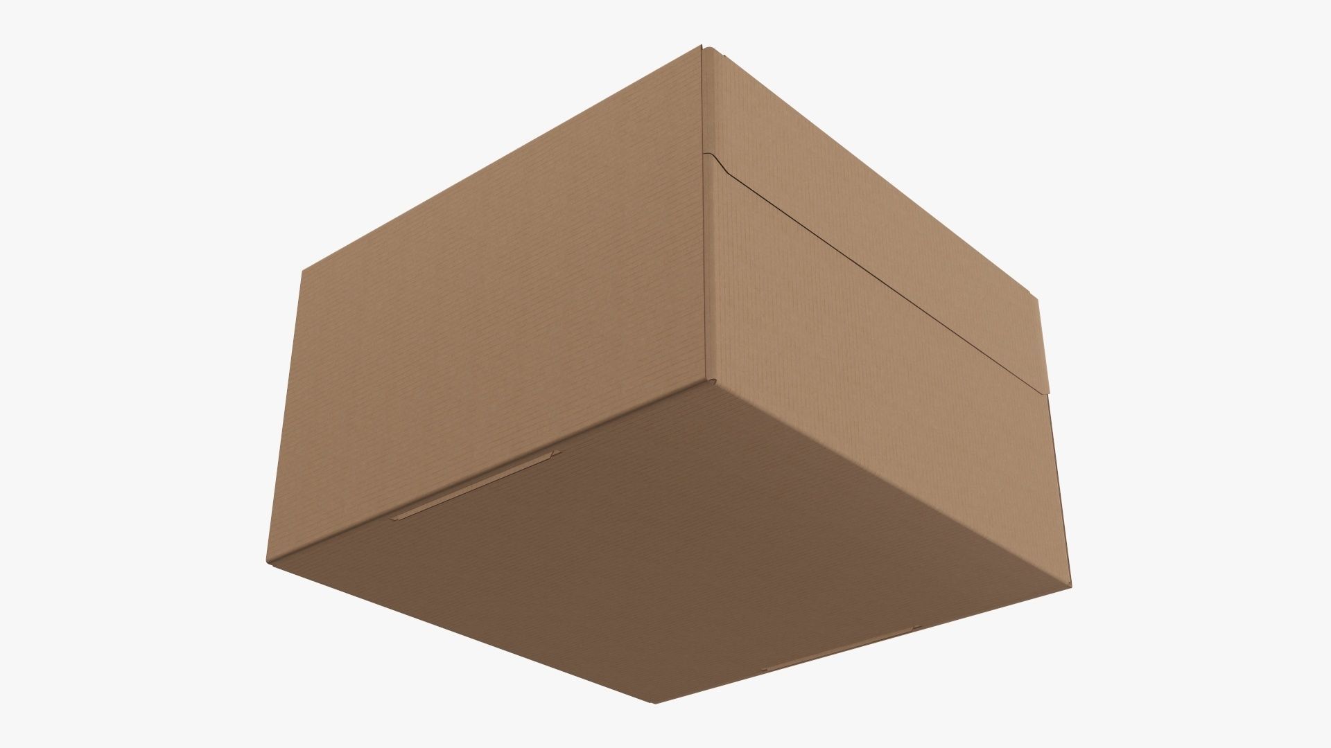 Corrugated cardboard box packaging 04 3D model_3