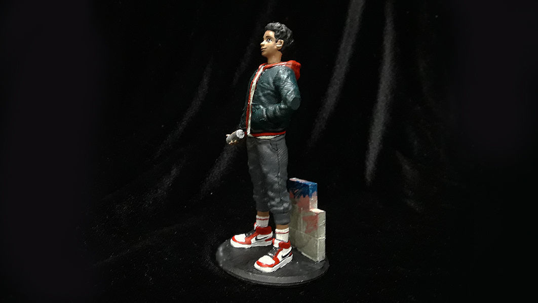 MILES MORALES SPIDERMAN INTO THE SPIDERVERSE  3D print model_5