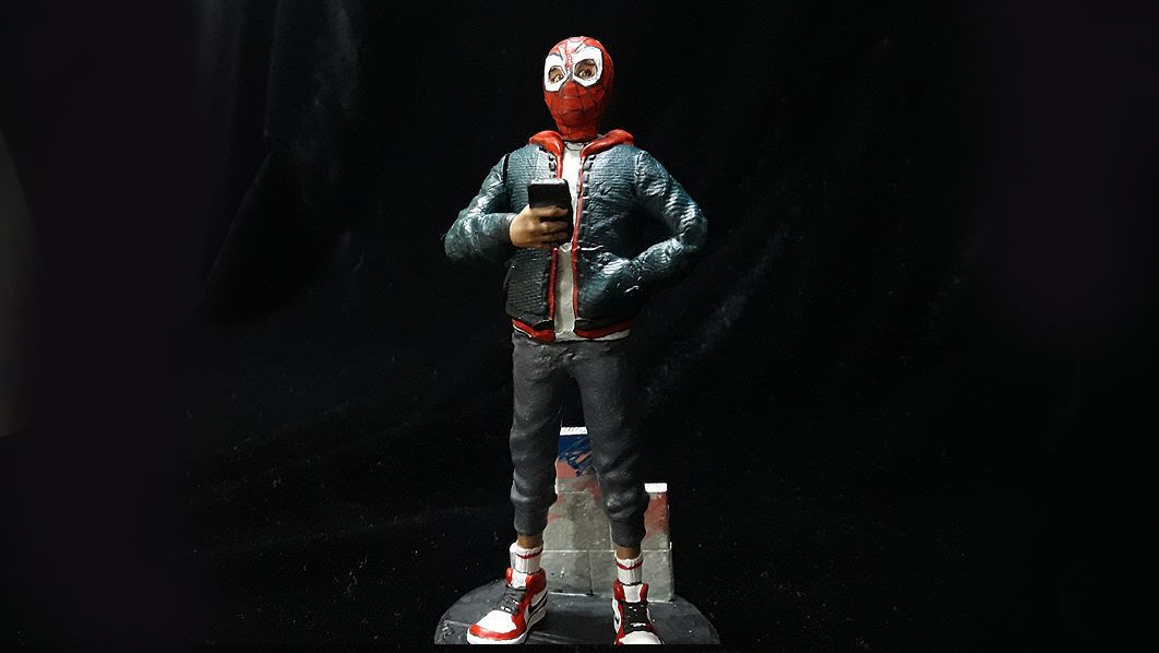 MILES MORALES SPIDERMAN INTO THE SPIDERVERSE  3D print model_3