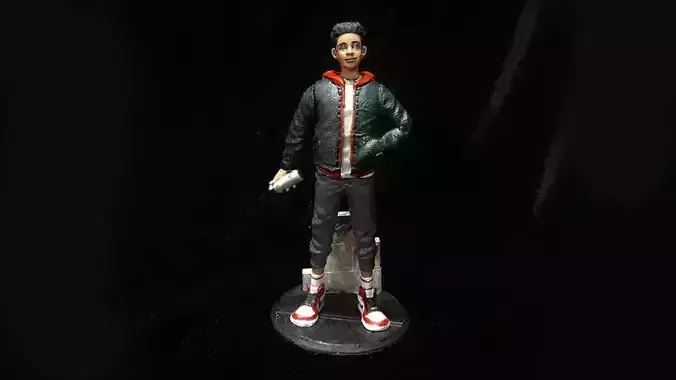 MILES MORALES SPIDERMAN INTO THE SPIDERVERSE  3D print model