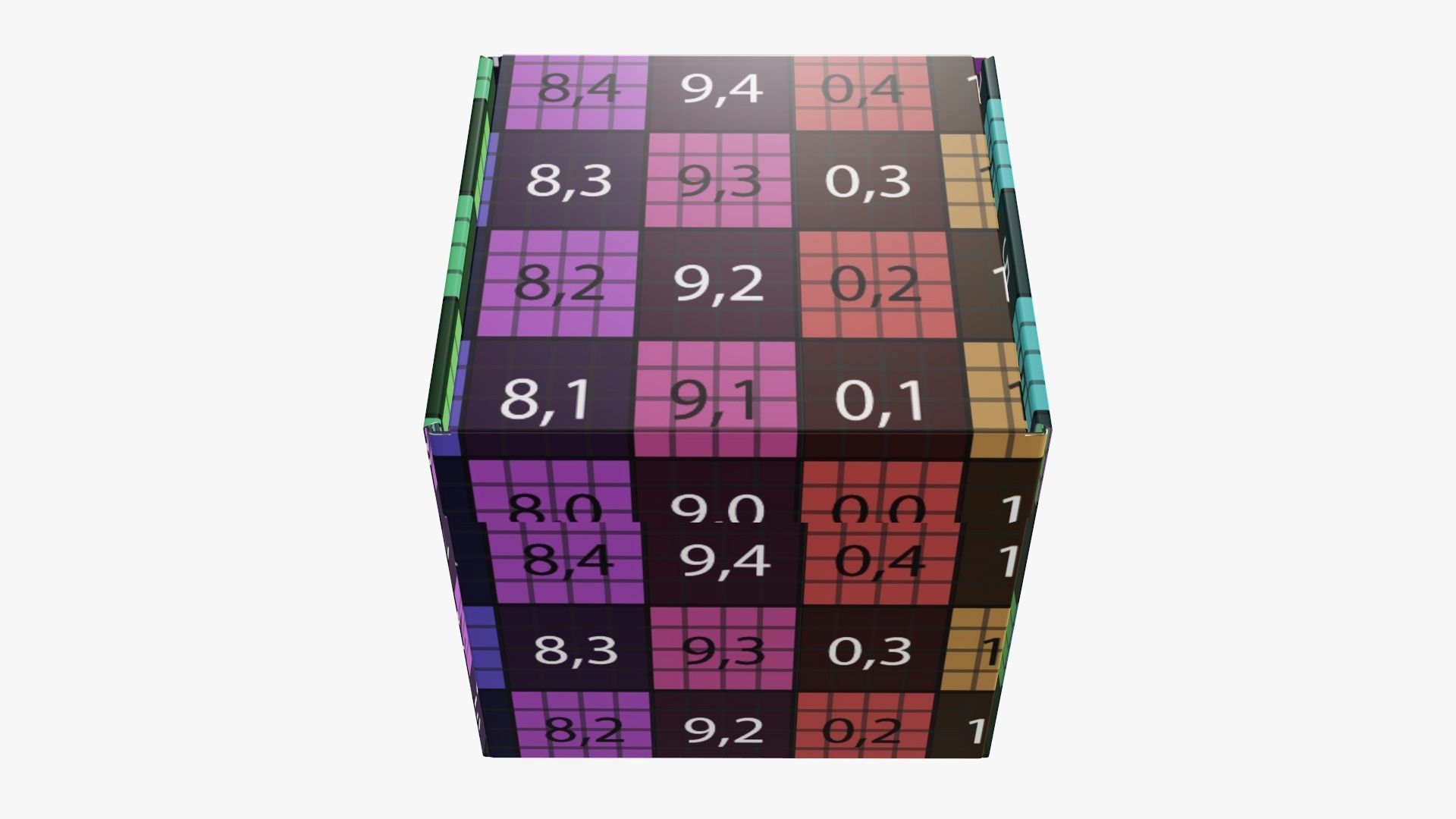 Corrugated cardboard box packaging 05 3D model_11