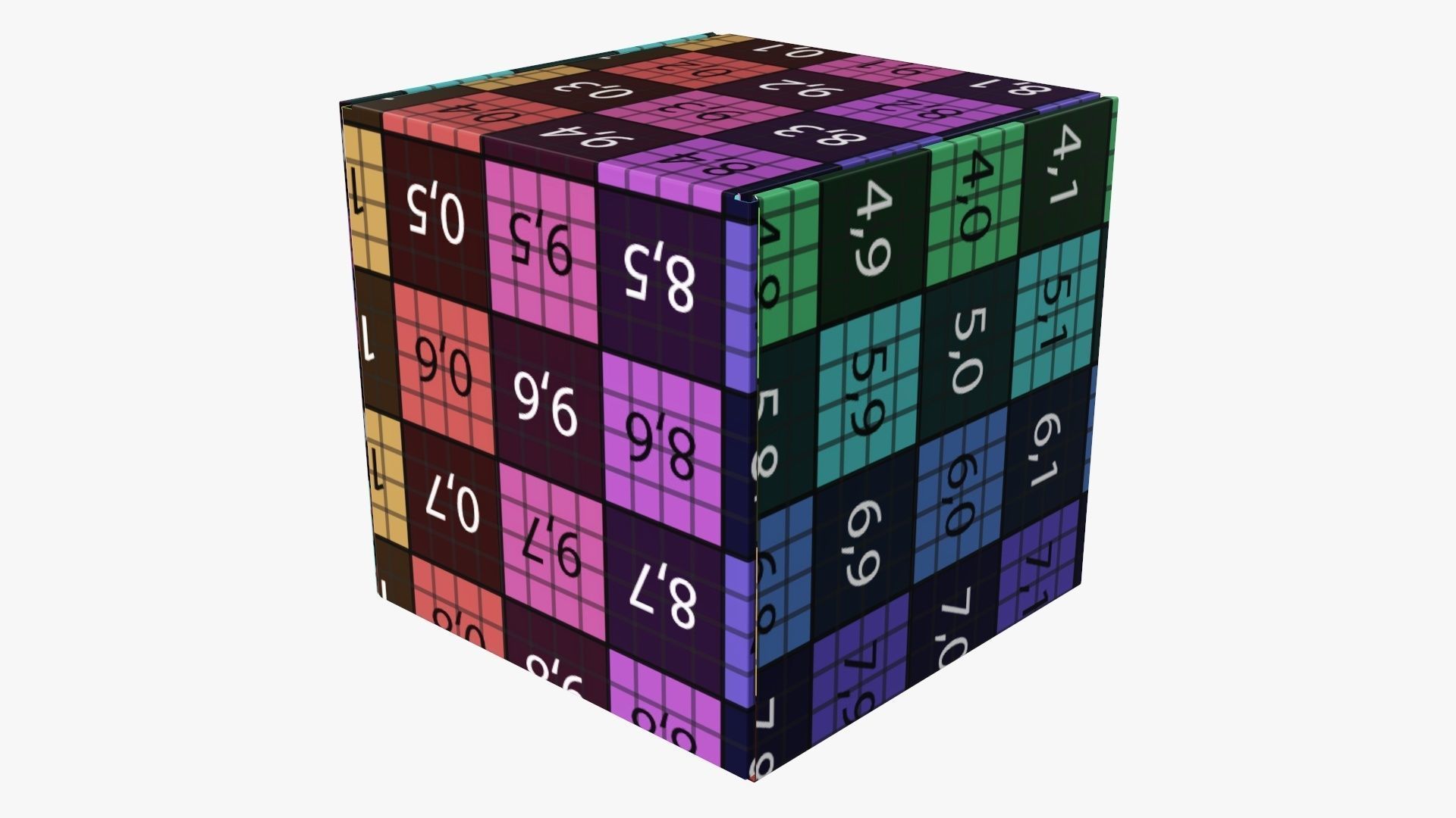 Corrugated cardboard box packaging 05 3D model_12