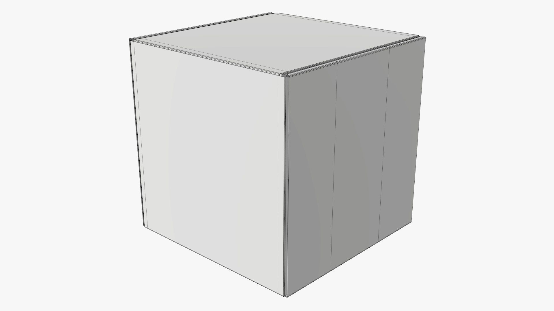 Corrugated cardboard box packaging 05 3D model_7