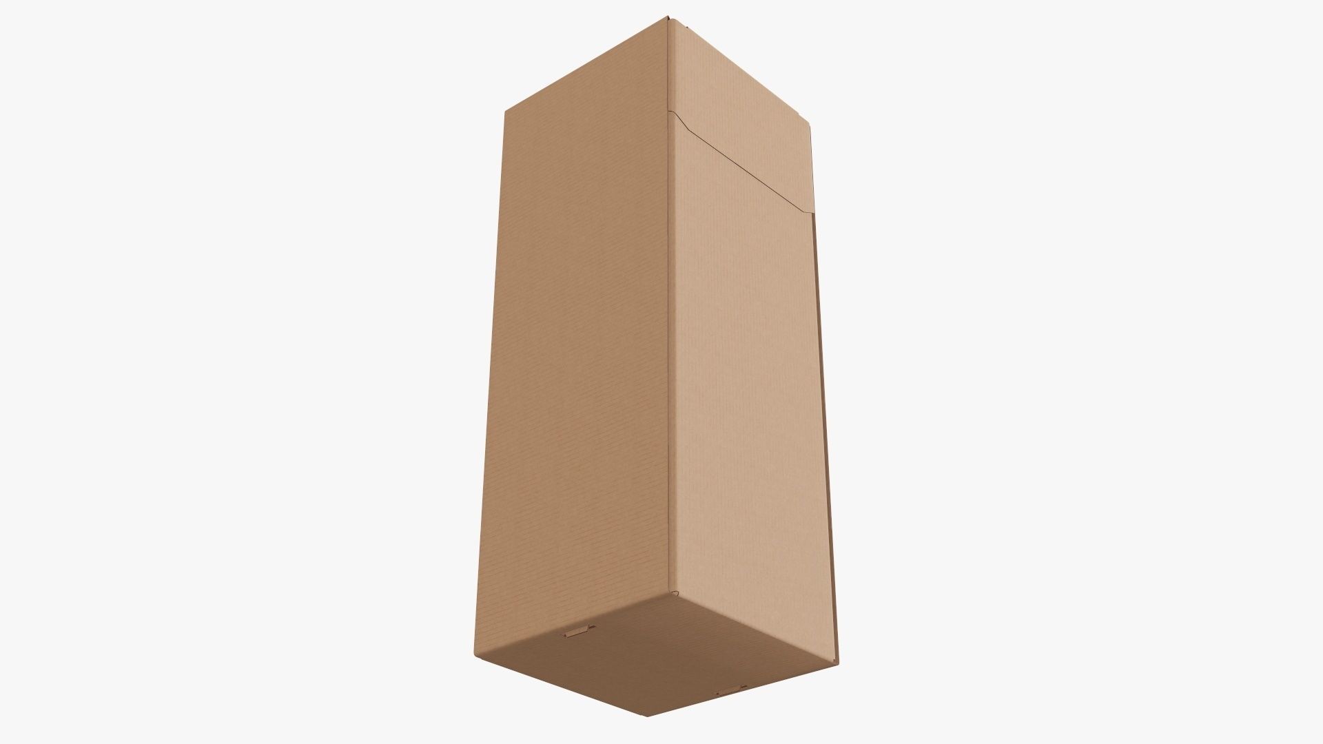 Corrugated cardboard box packaging 06 3D model_3
