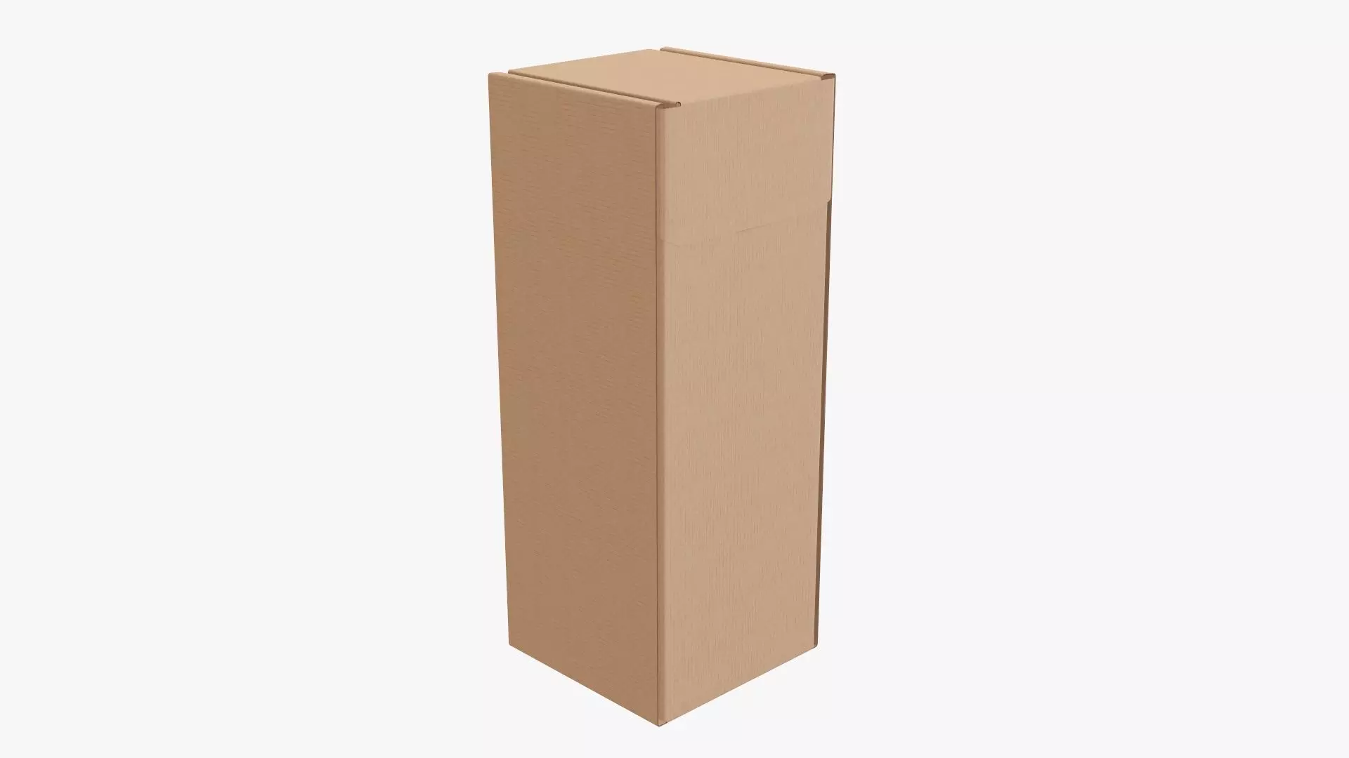 Corrugated cardboard box packaging 06 3D model_0