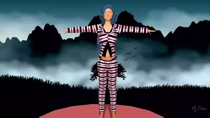 beautiful woman in a beautiful suit