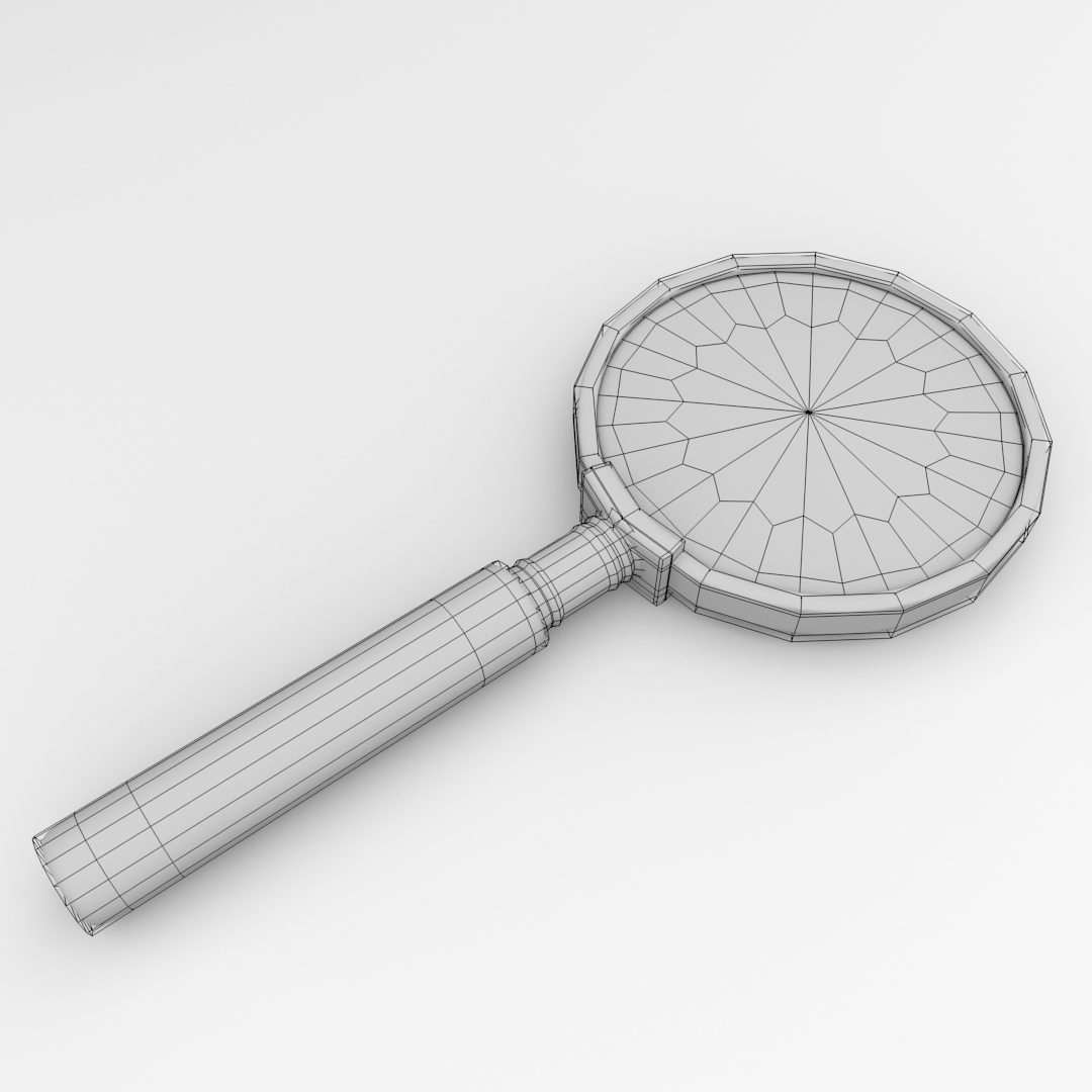 Magnifying Glass 3D model_4