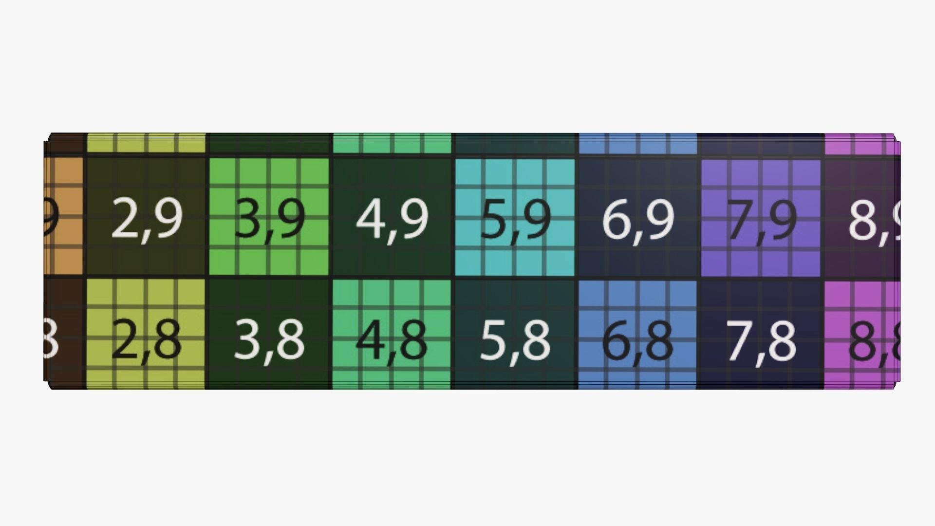 Lid and try cardboard box packing 02 3D model_15