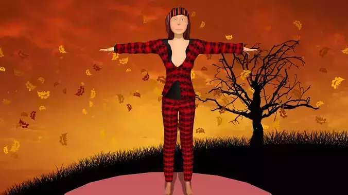 magical woman in suit