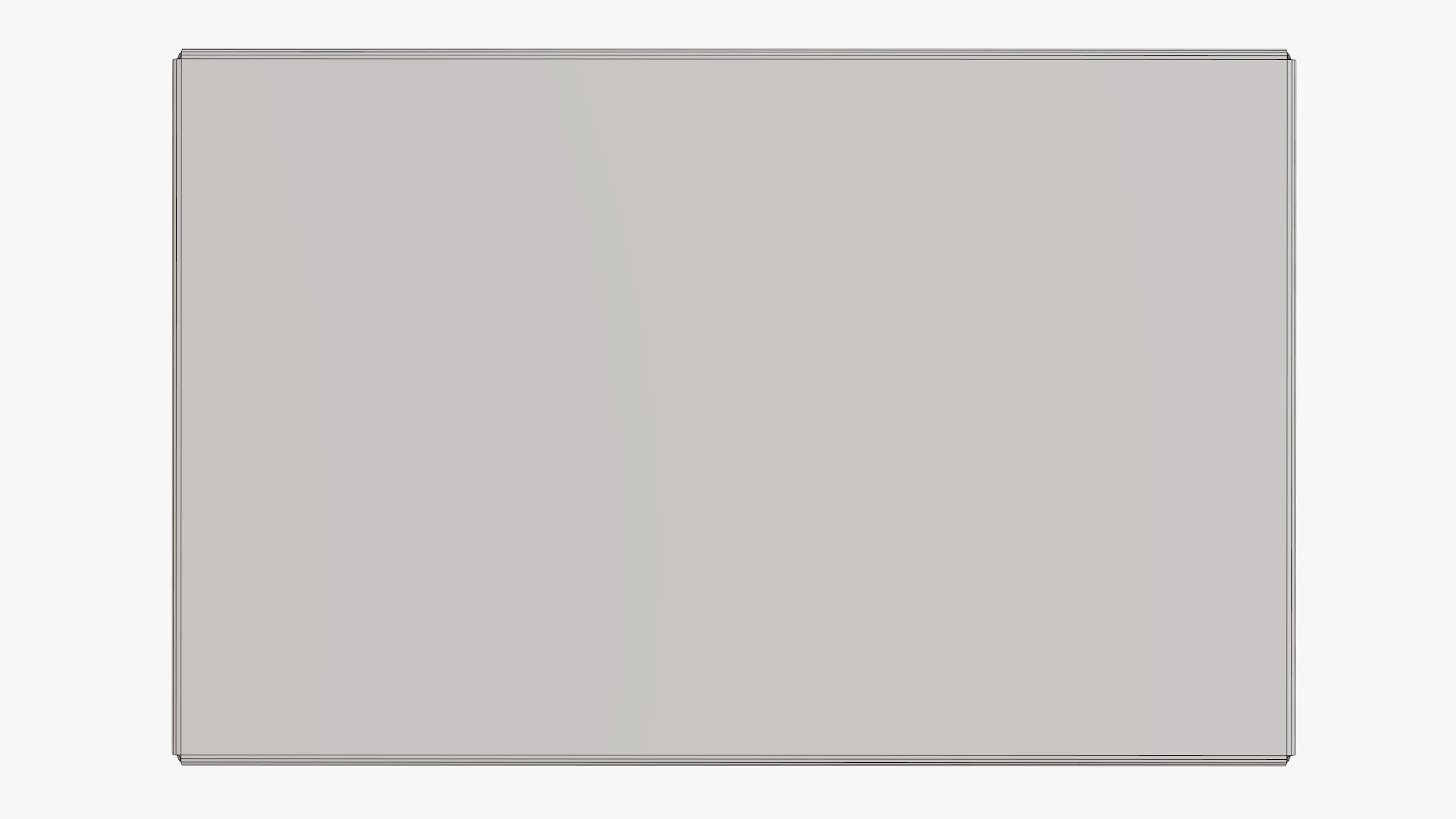 Lid and try cardboard box packing 03 3D model_10