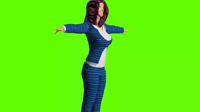 woman in suit of the shifting mist