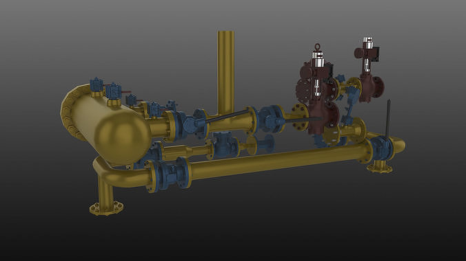  Gas station 3D model