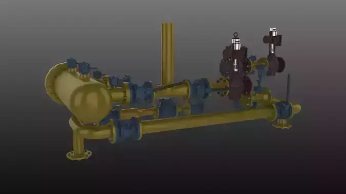  Gas station 3D model