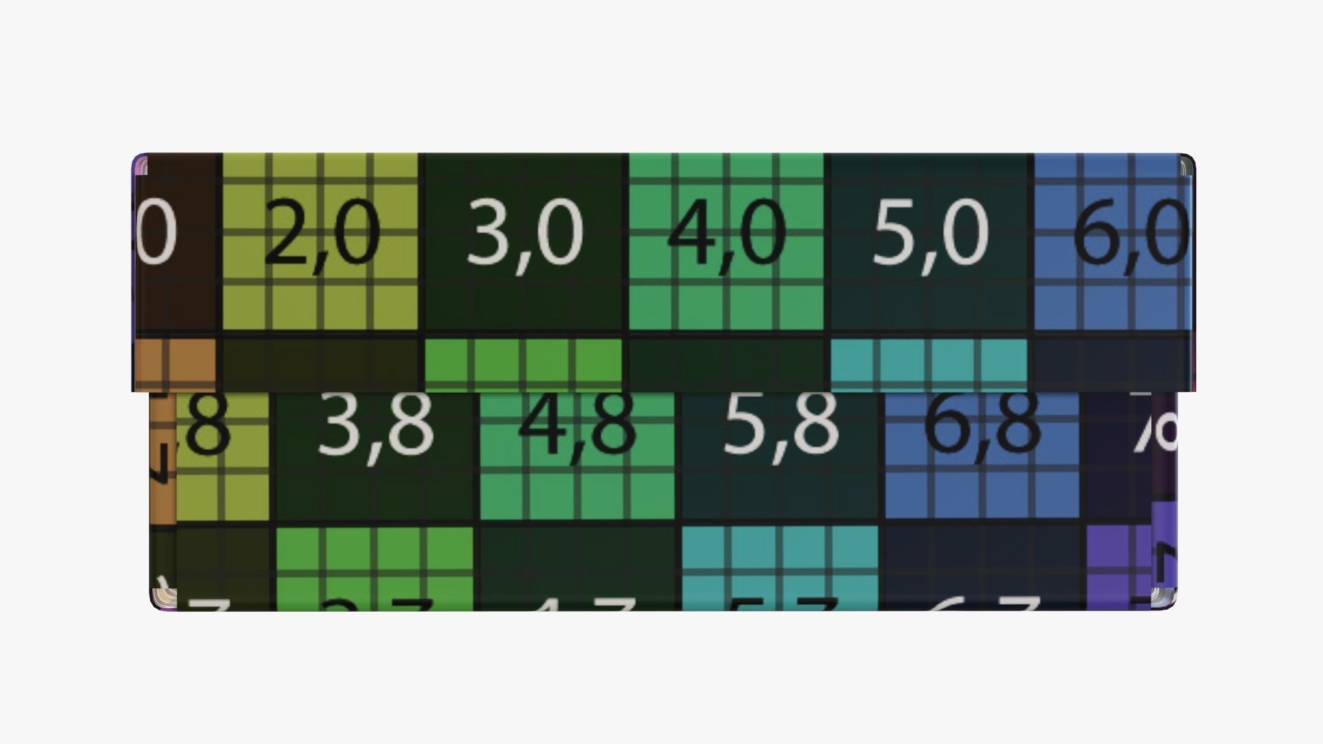 Lid and try cardboard box packing 05 3D model_12