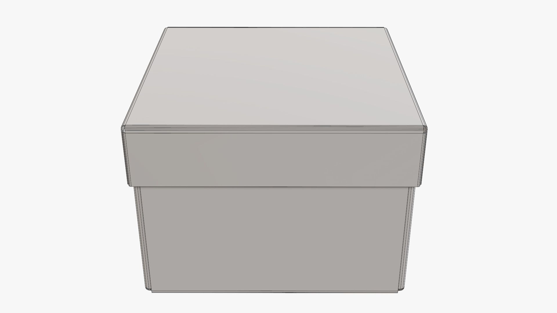 Lid and try cardboard box packing 06 3D model_6