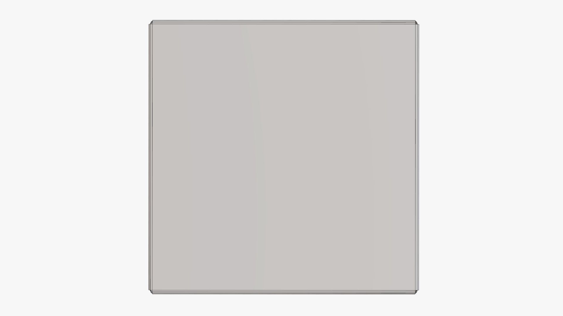 Lid and try cardboard box packing 06 3D model_9