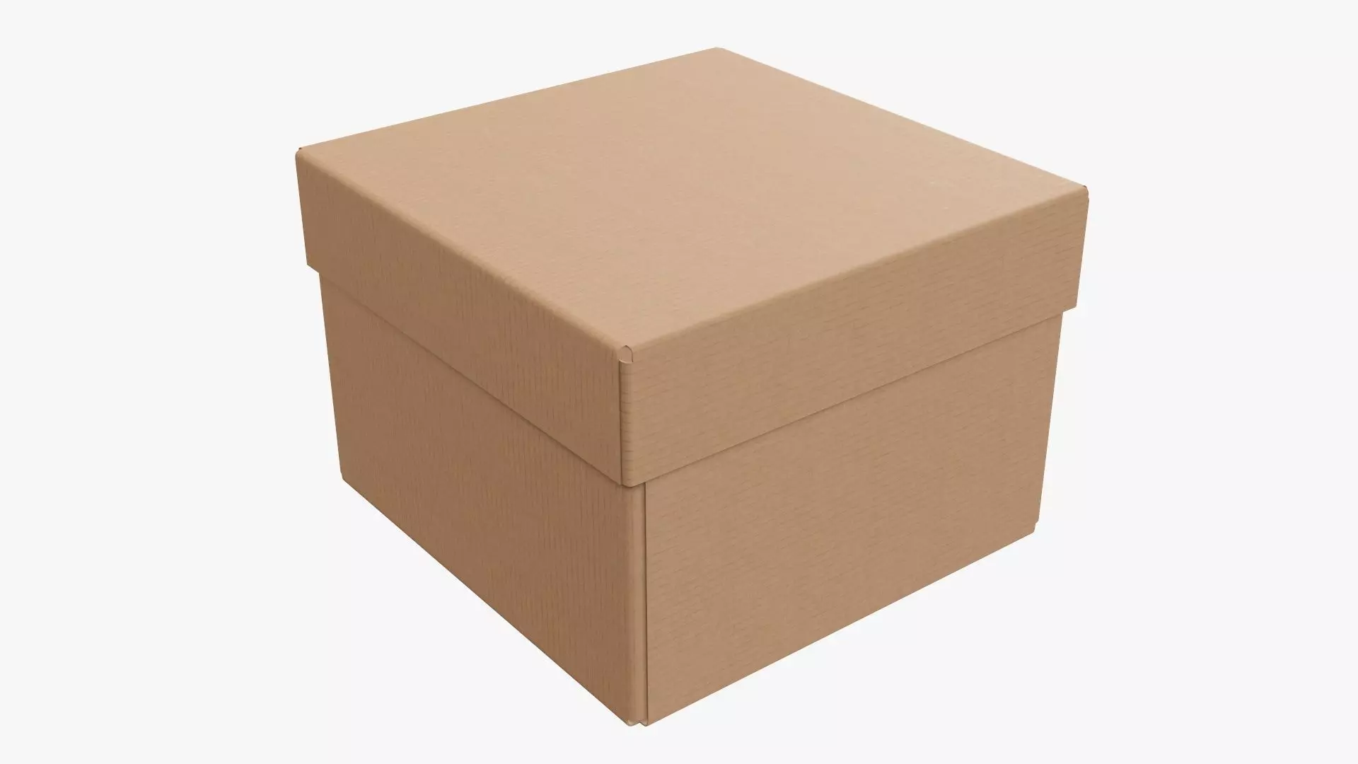 Lid and try cardboard box packing 06 3D model_0