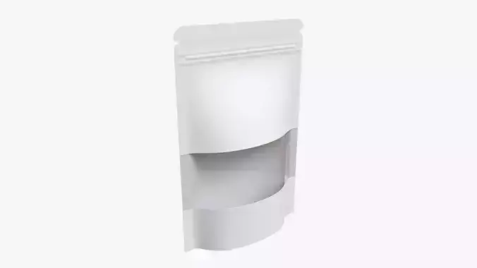 Plastic pouch food bag with screen