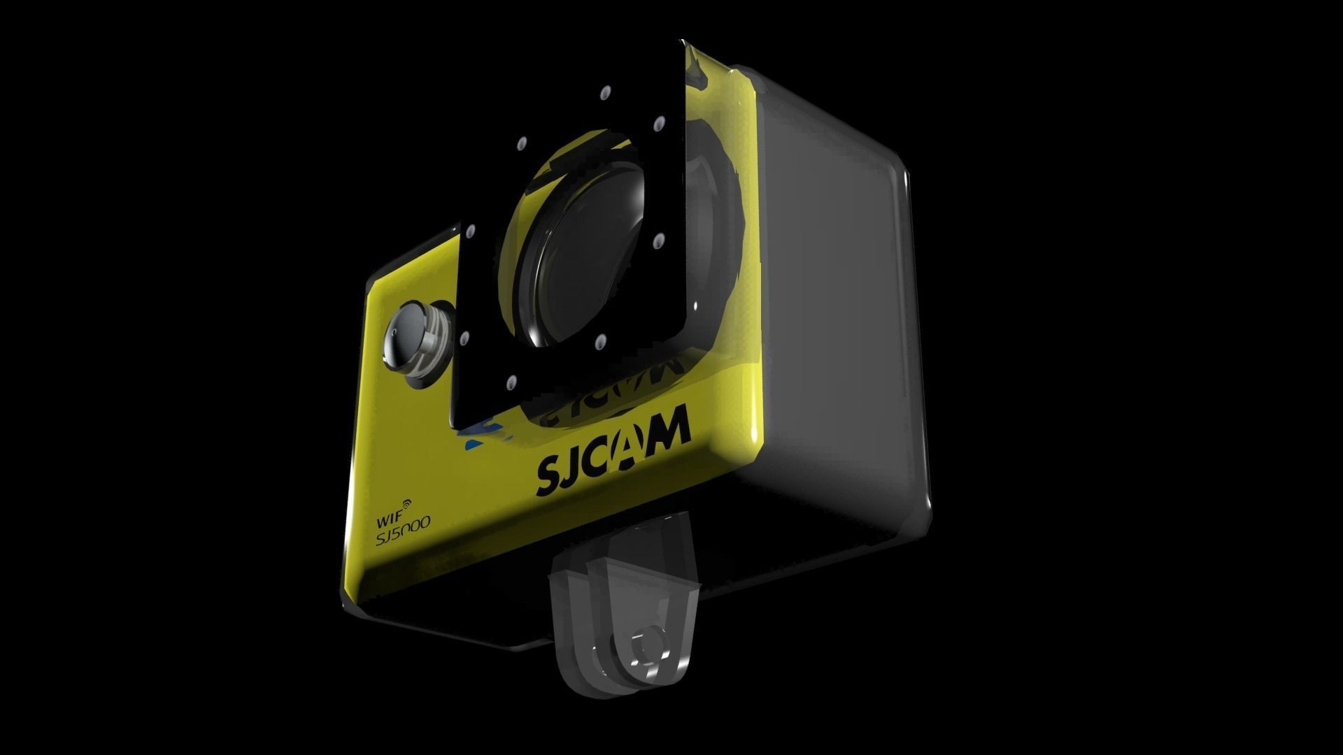 Action camera SJCAM sj 5000 wifi 3D model_2