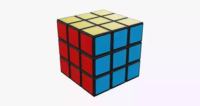 Puzzle cube 3D model