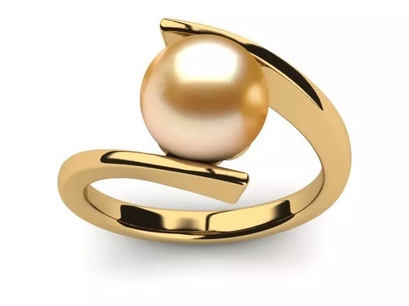 Pearl ring 2 3D print model