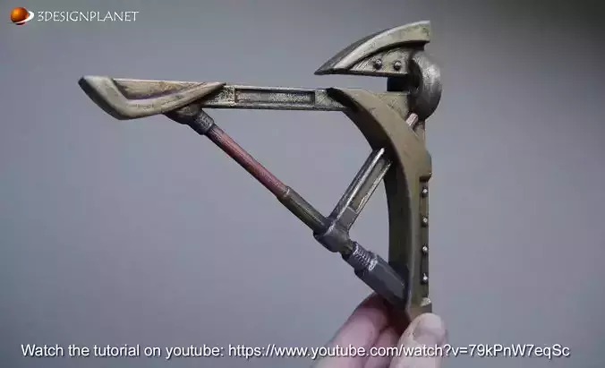 Steampunk shelf support 3D print model