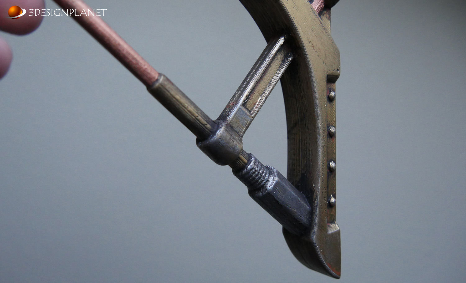 Steampunk shelf support 3D print model_8