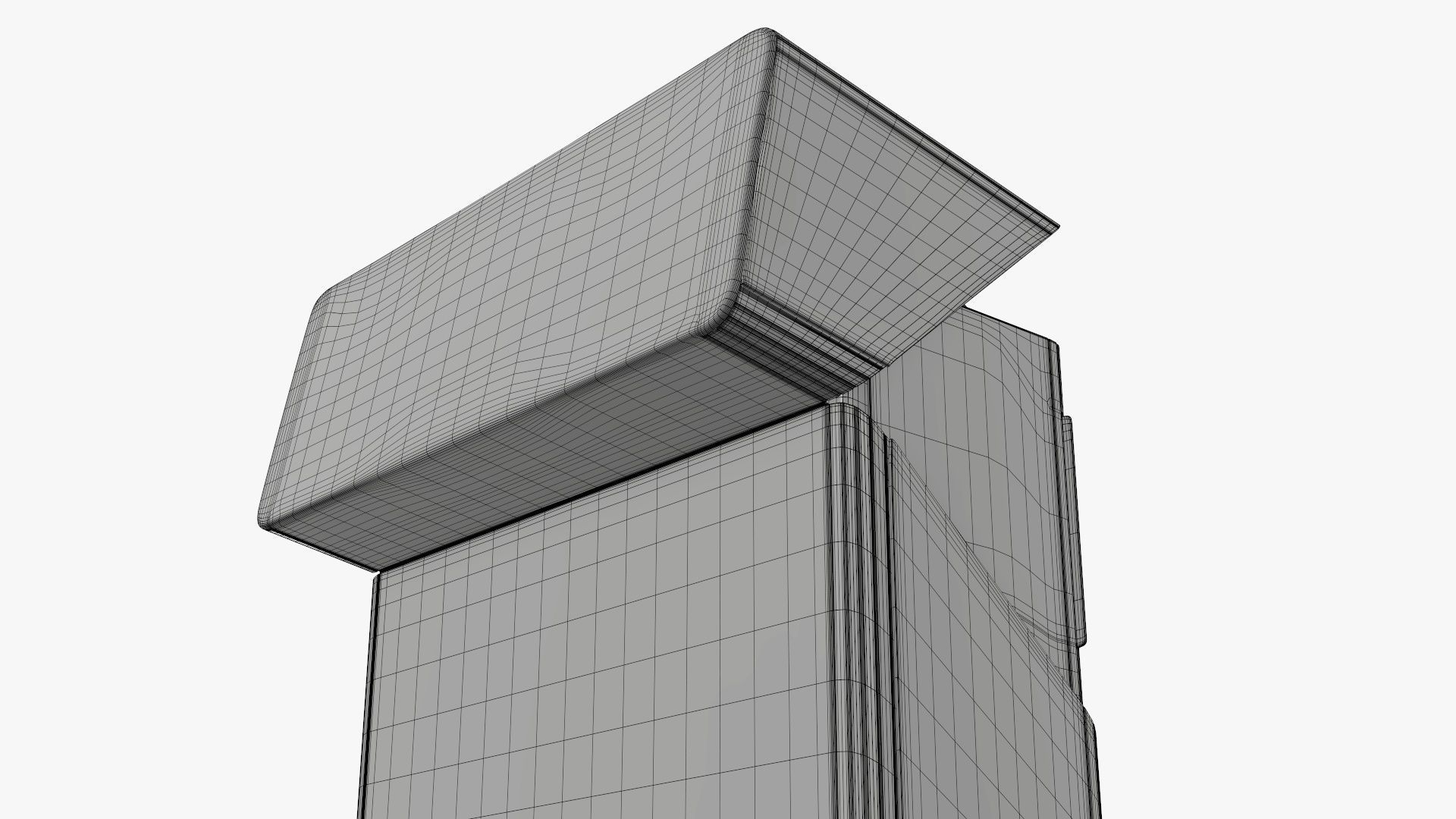 Cigarettes slim compact pack opened 3D model_14