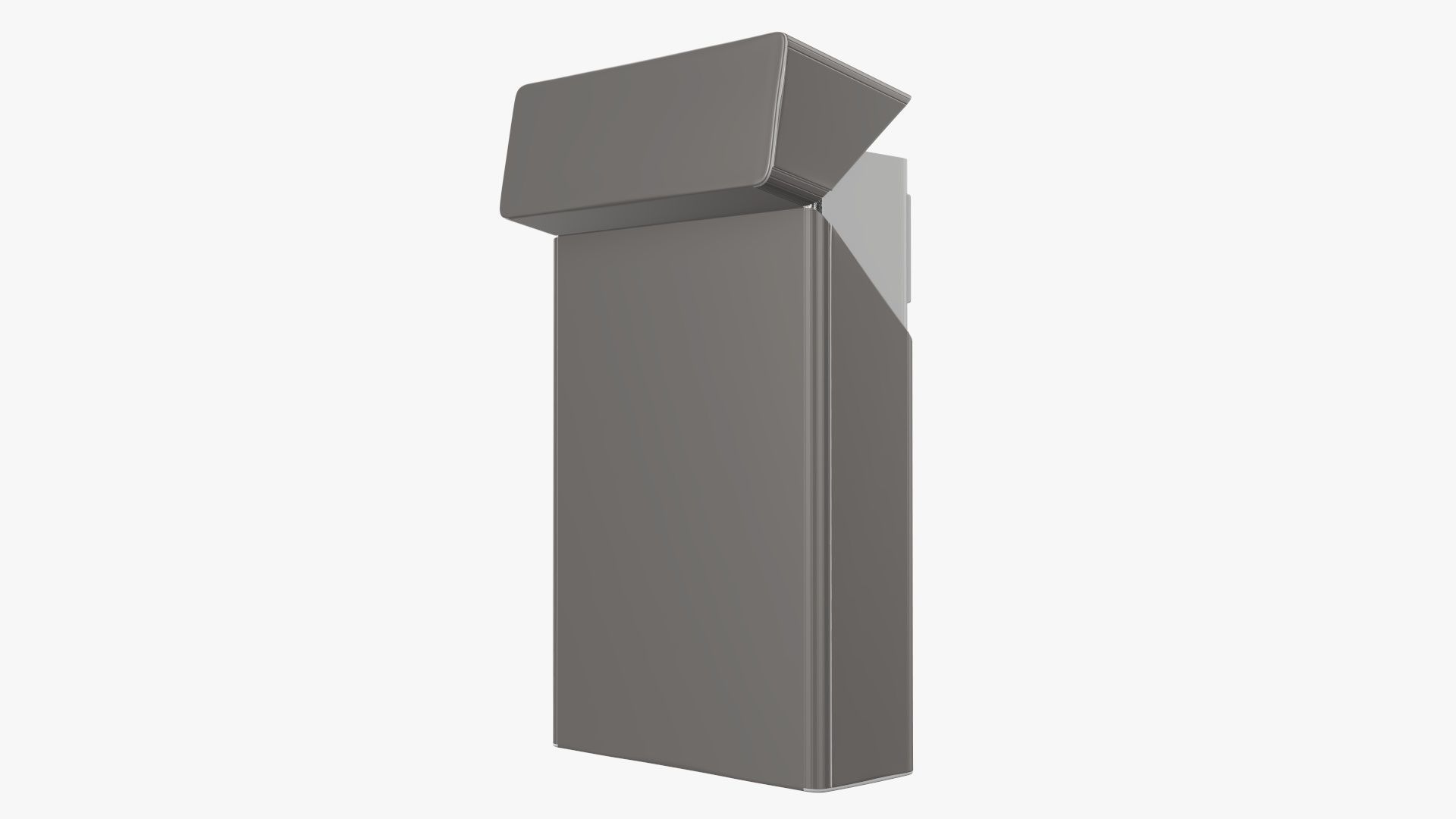 Cigarettes slim compact pack opened 3D model_2