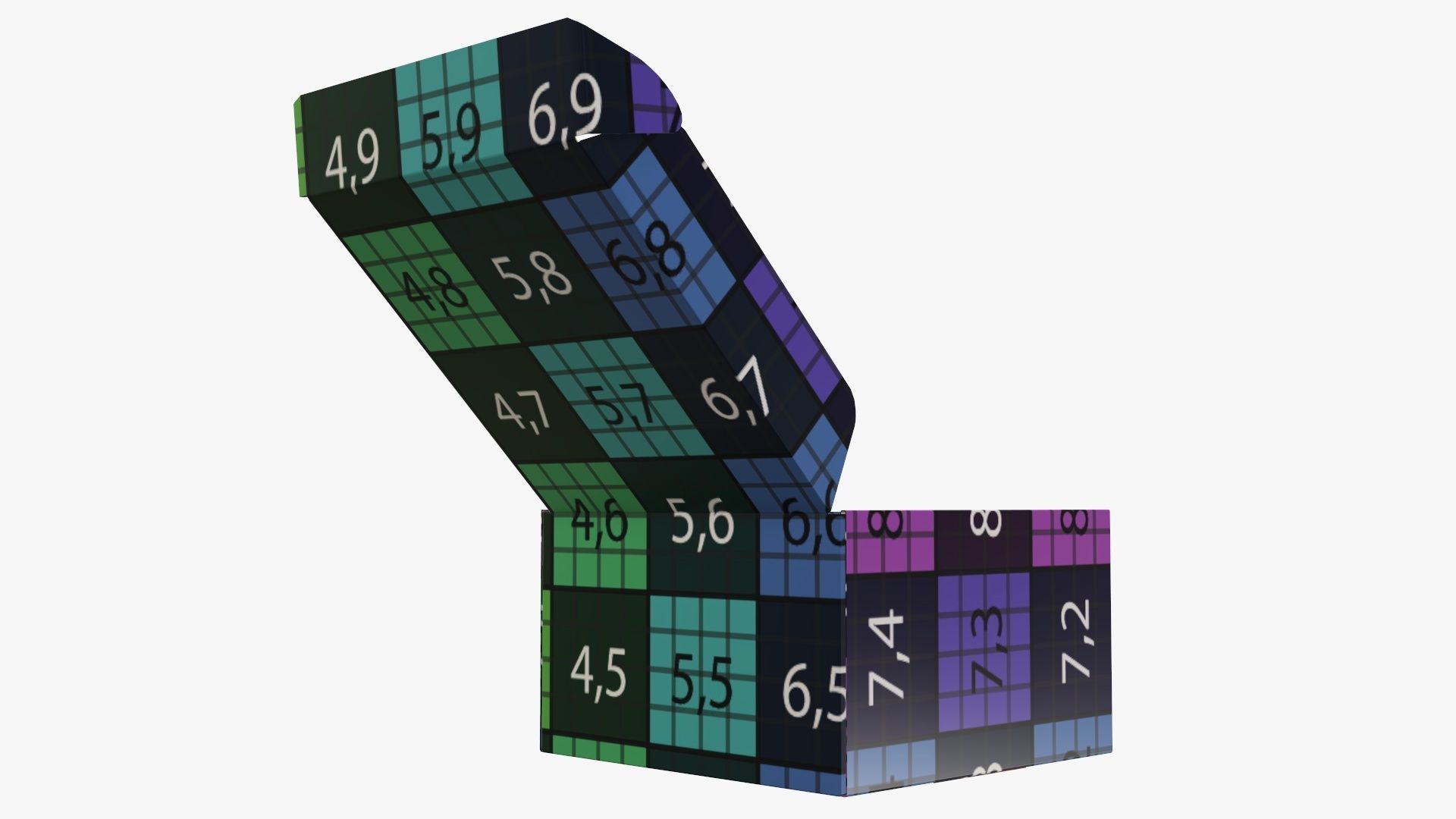 Corrugated cardboard box packaging 09 3D model_11