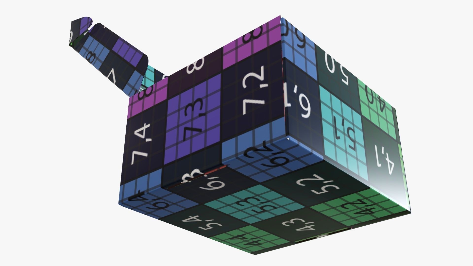 Corrugated cardboard box packaging 09 3D model_12