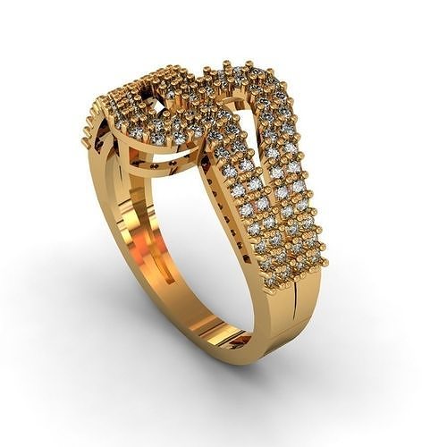 Engagement Ring 56 3D model