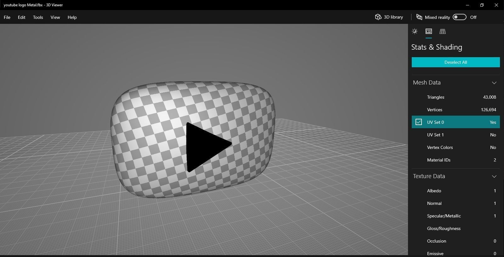 You tube LOGO 3D 3D model_12
