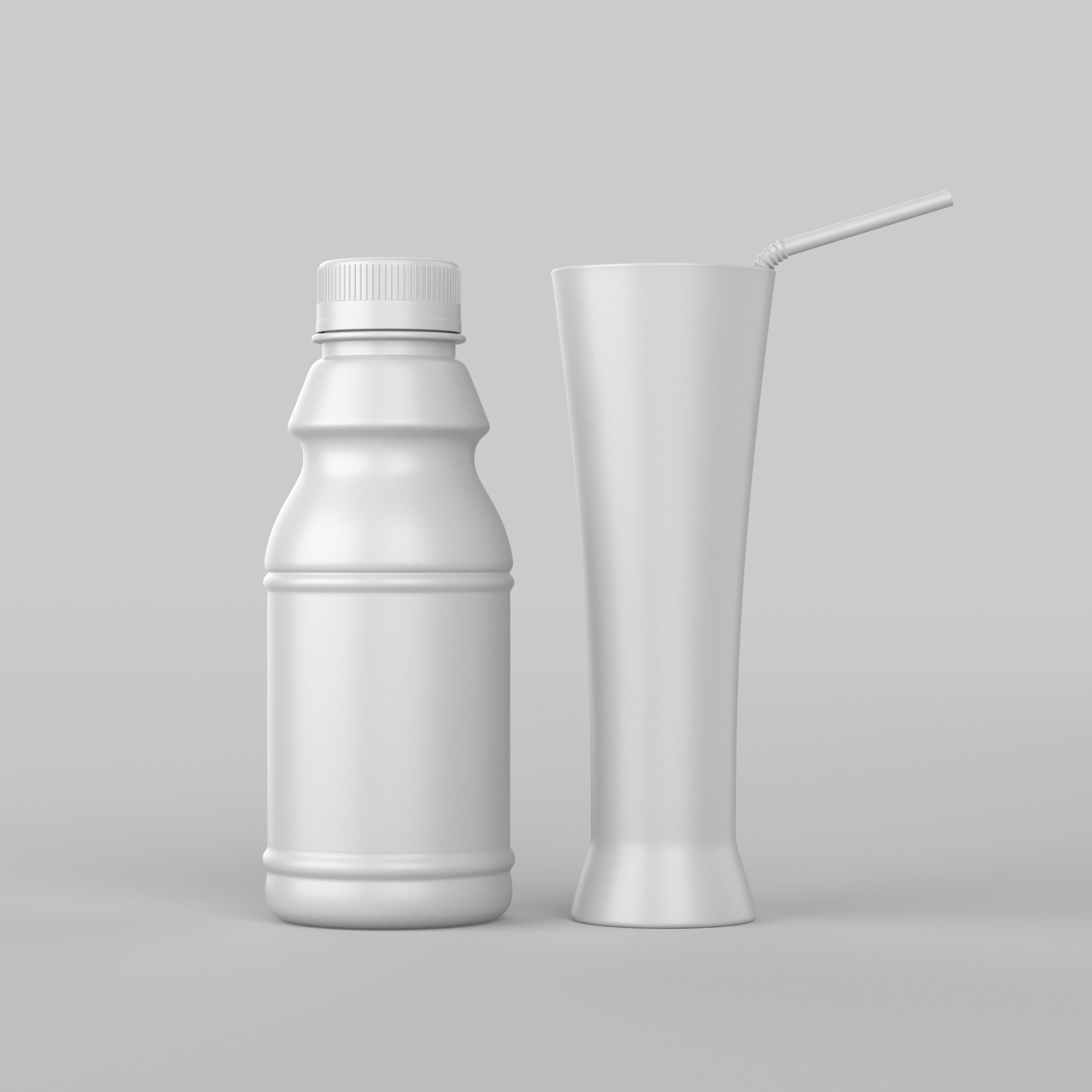 Juice Bottle 3D model_3