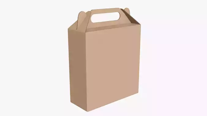 Gable box cardboard food packing 07