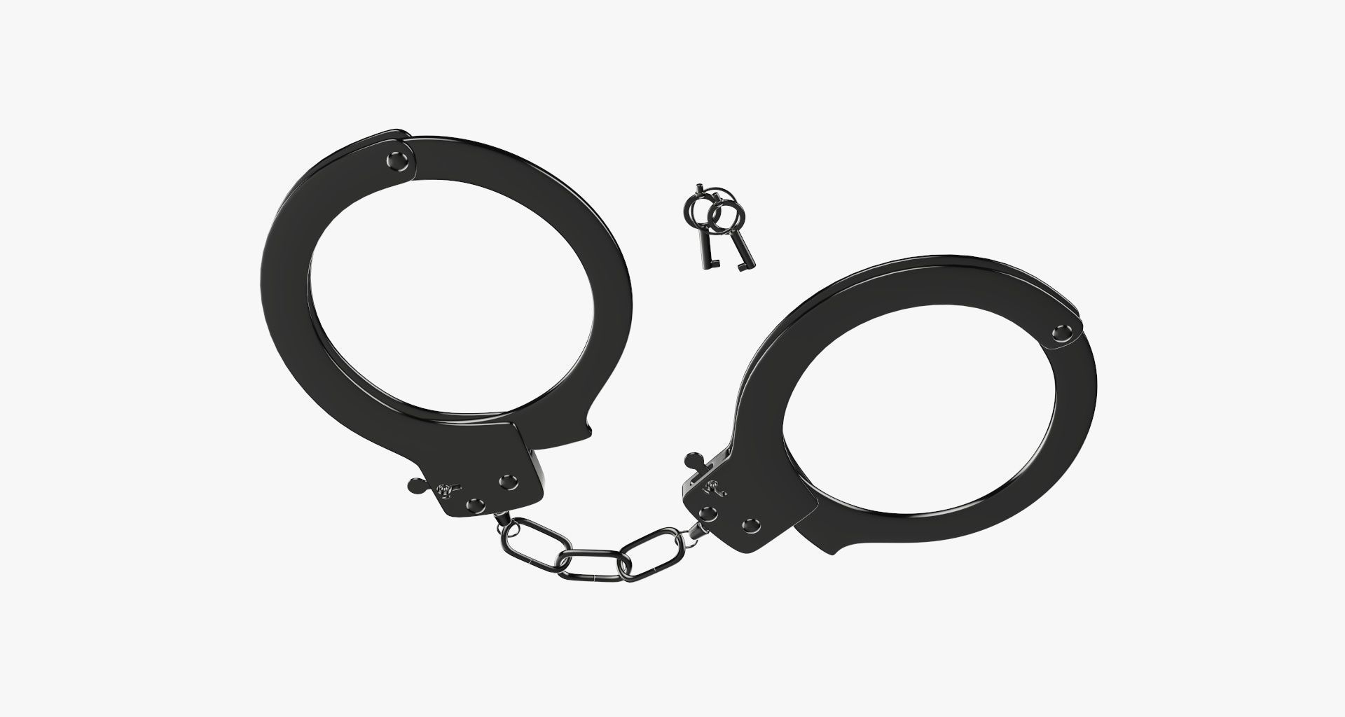 Handcuffs 3D model_4
