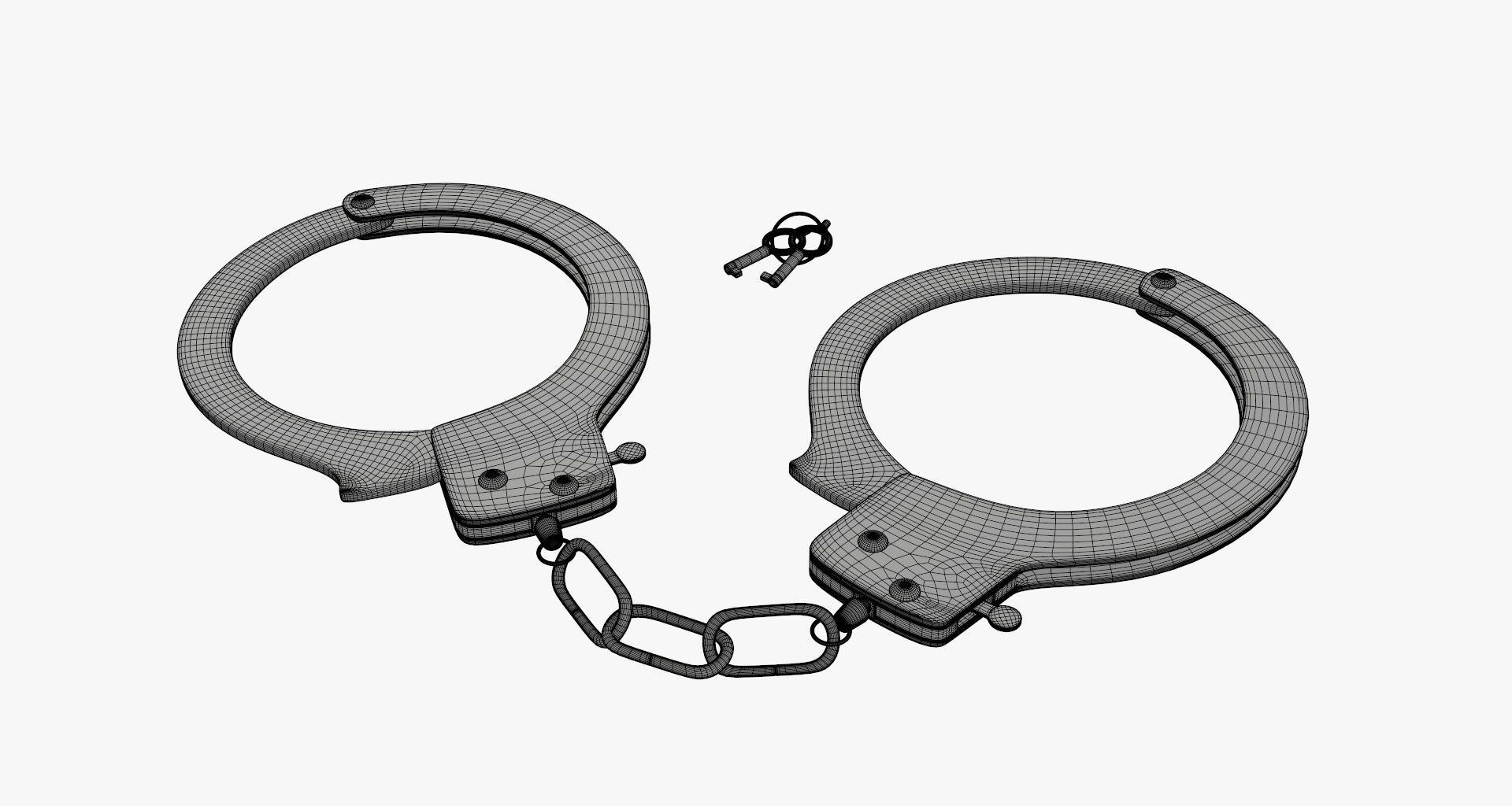 Handcuffs 3D model_7