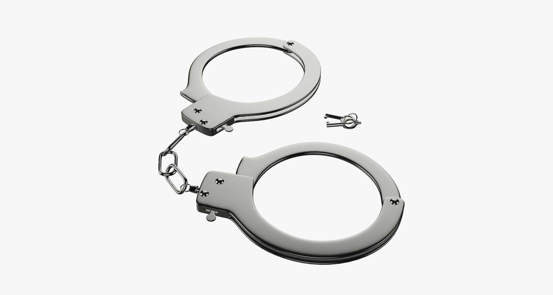 Handcuffs 3D model_3