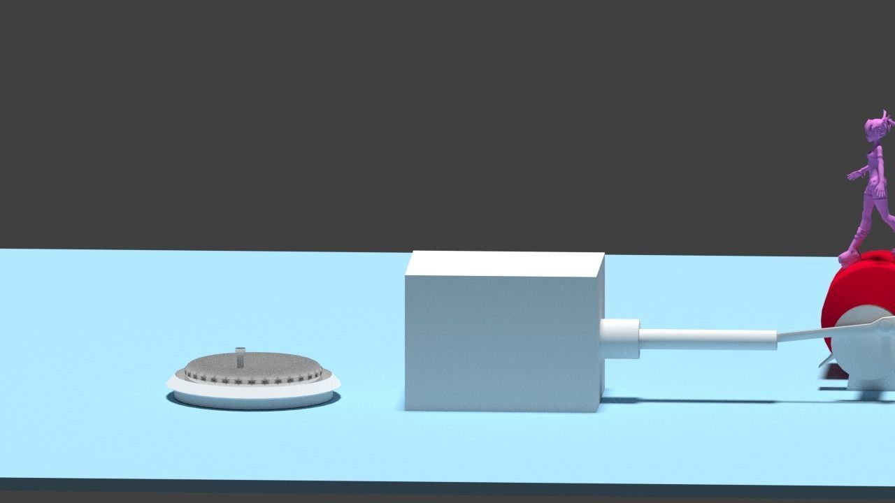 3d Rendering Animation Low-poly 3D model_86