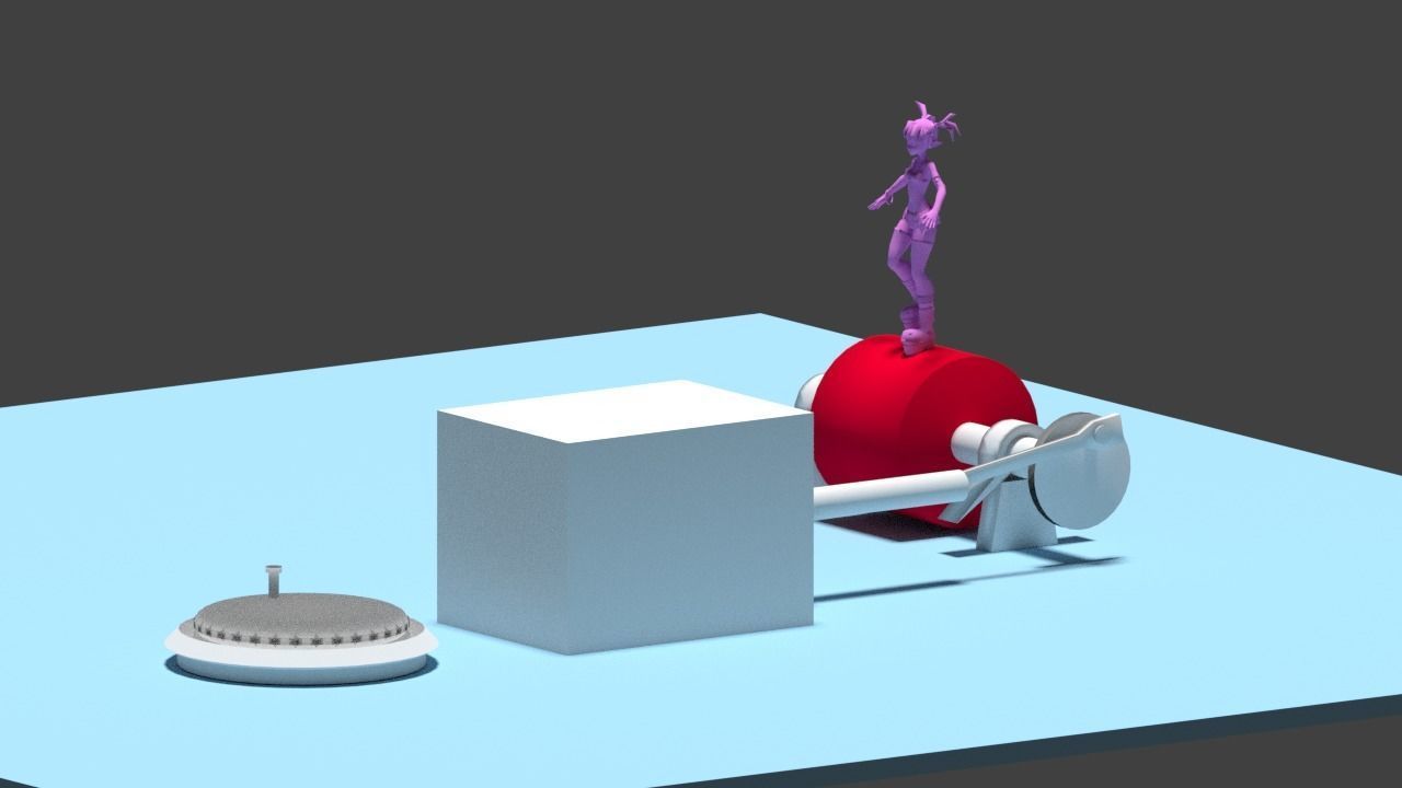 3d Rendering Animation Low-poly 3D model_73