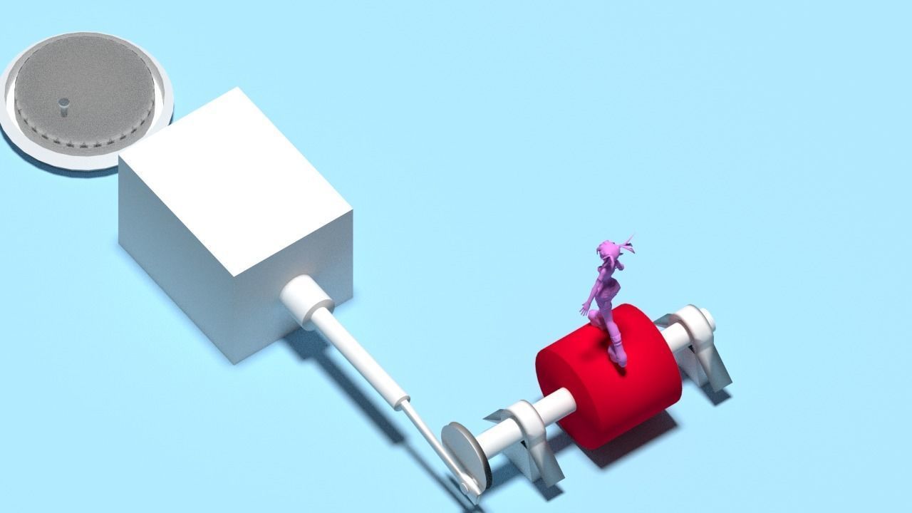 3d Rendering Animation Low-poly 3D model_61