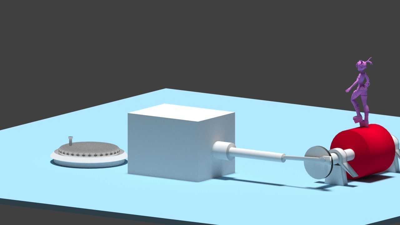 3d Rendering Animation Low-poly 3D model_95