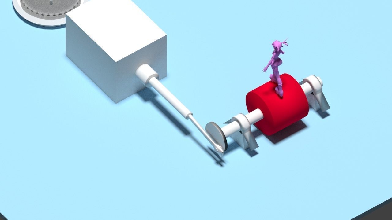 3d Rendering Animation Low-poly 3D model_120