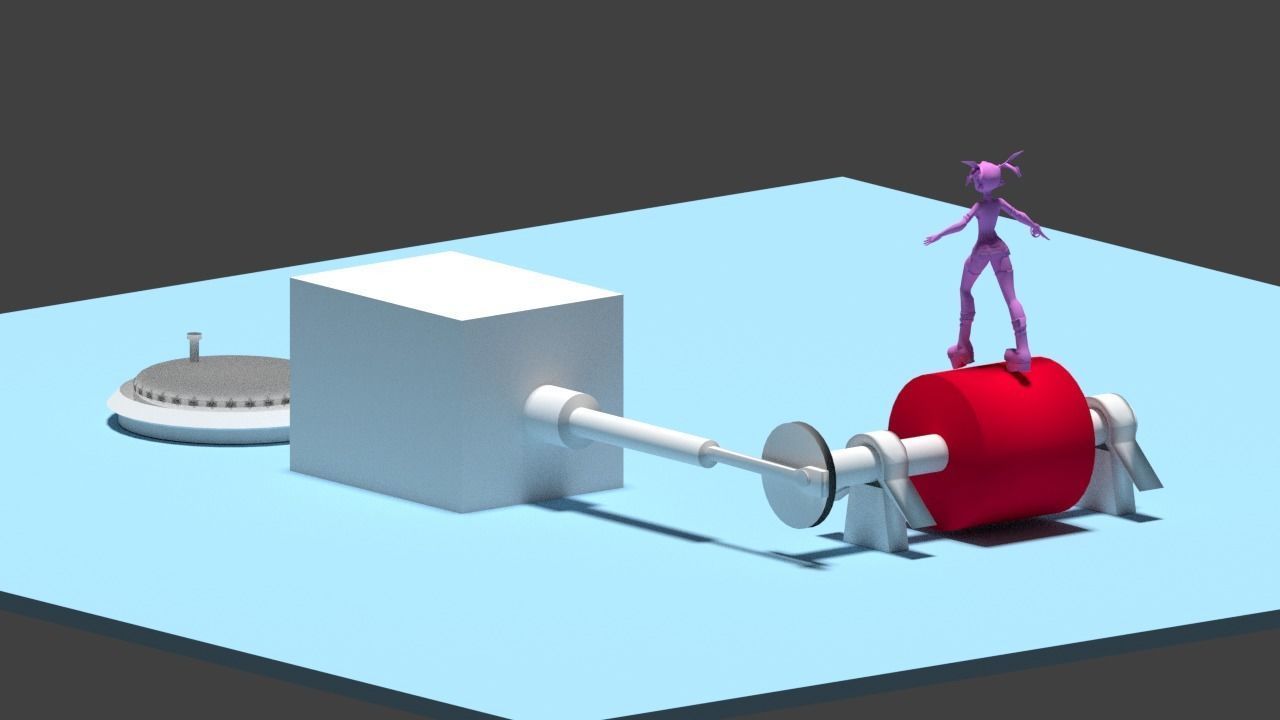 3d Rendering Animation Low-poly 3D model_36