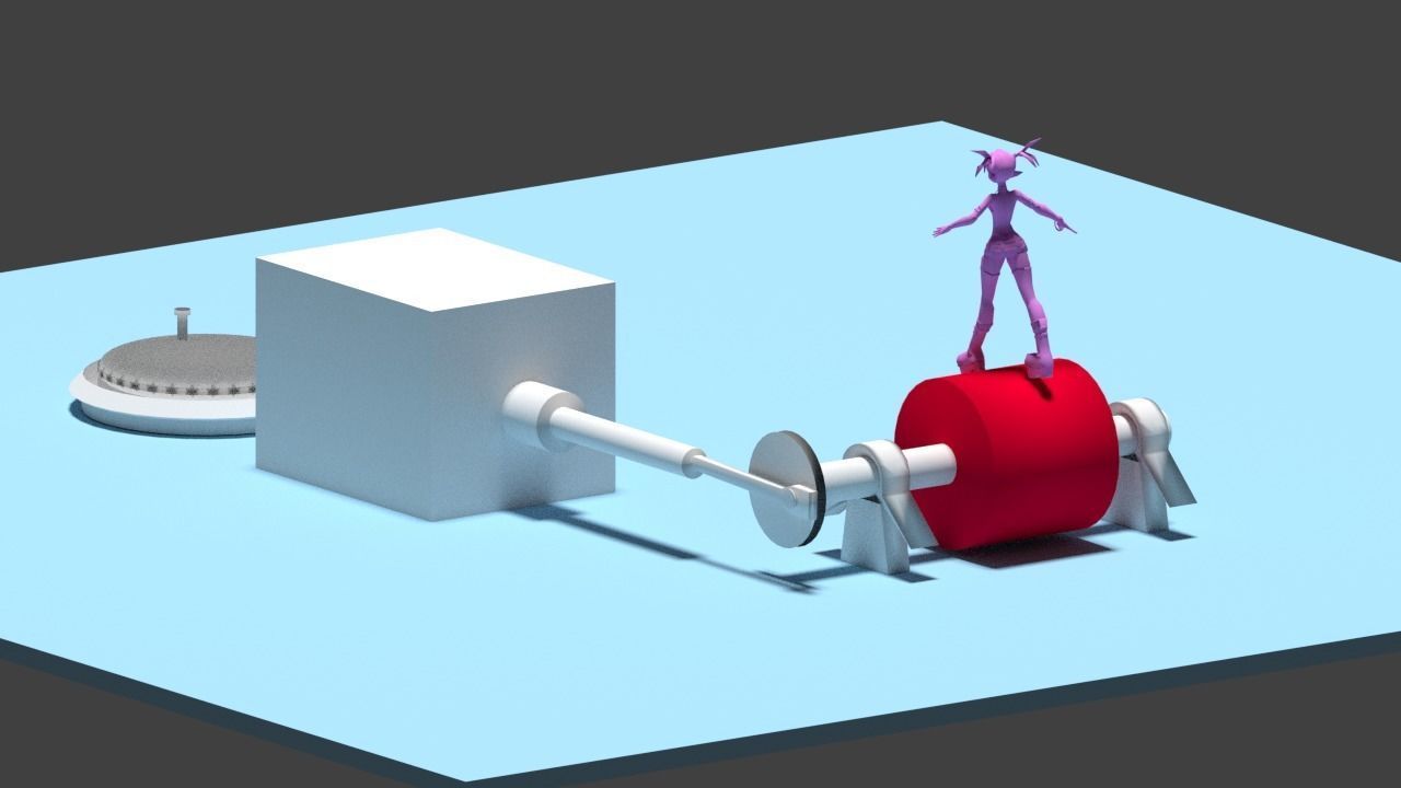 3d Rendering Animation Low-poly 3D model_104