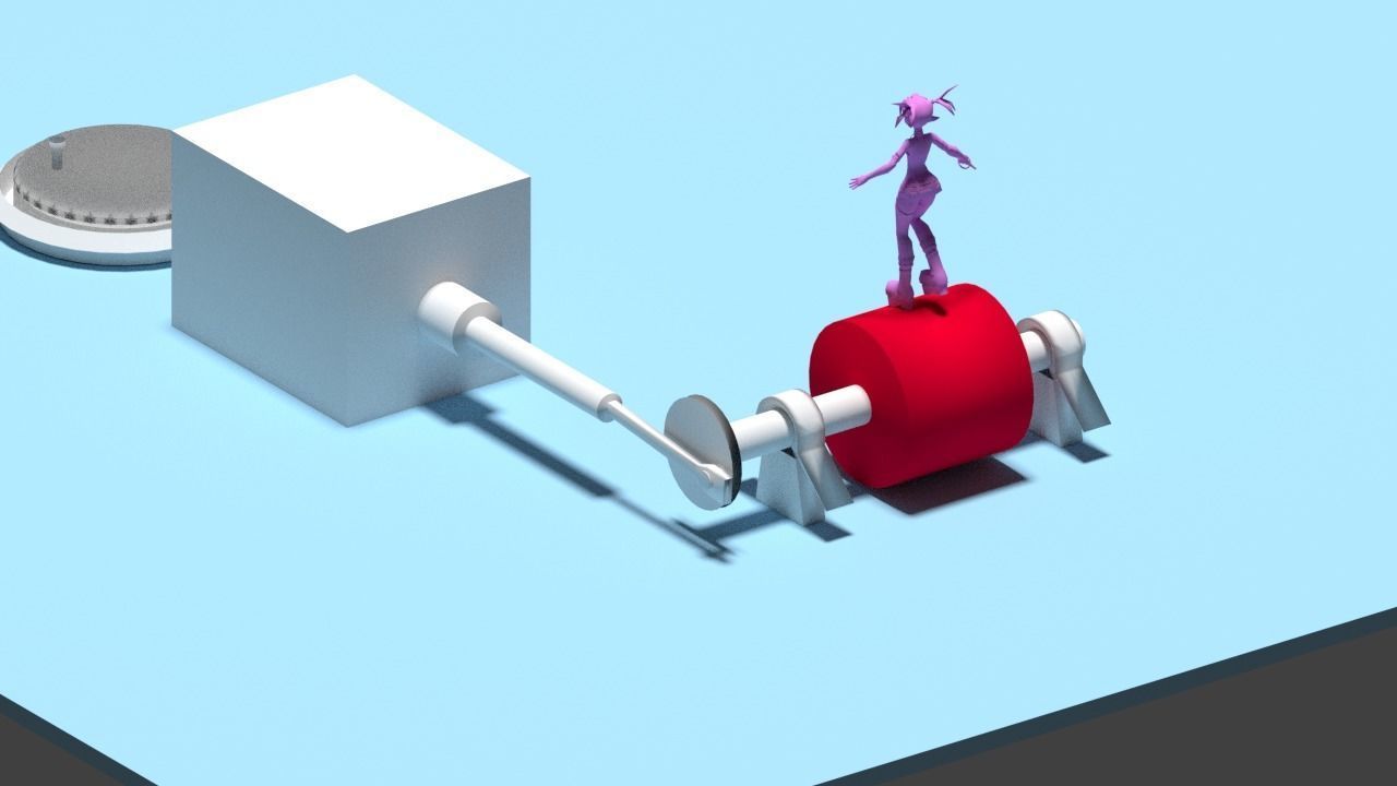 3d Rendering Animation Low-poly 3D model_47