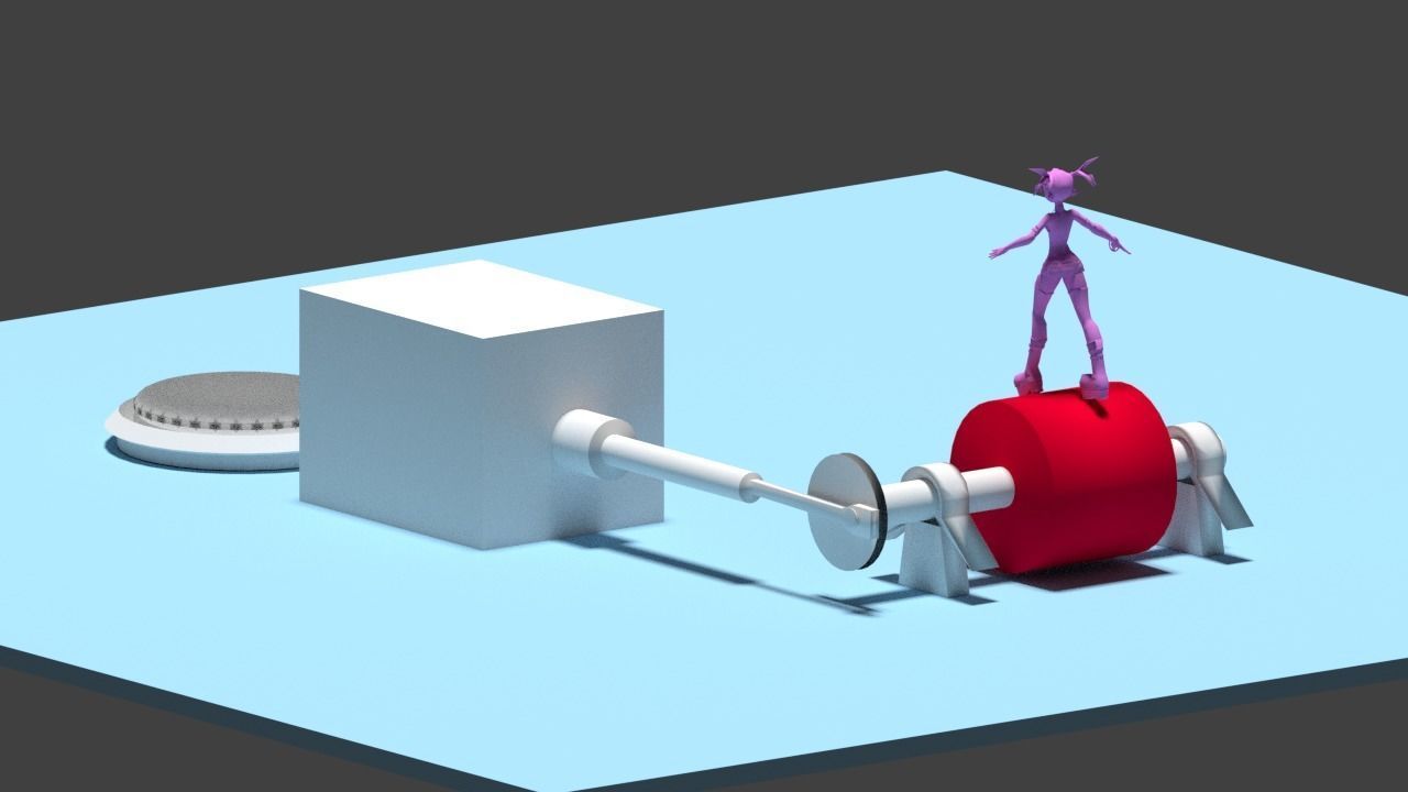 3d Rendering Animation Low-poly 3D model_101