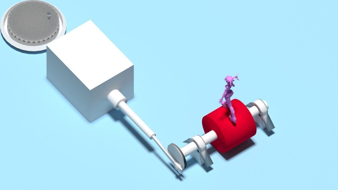 3d Rendering Animation Low-poly 3D model_127